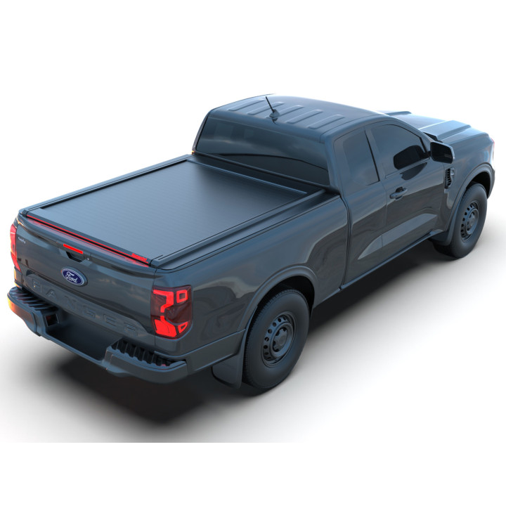 Spring Assisted Roll Top Tonneau Bed Cover, Tessera 4x4 Roll+, Ford Ranger Limited Extra Cab 2023 - Present - EDK.ro