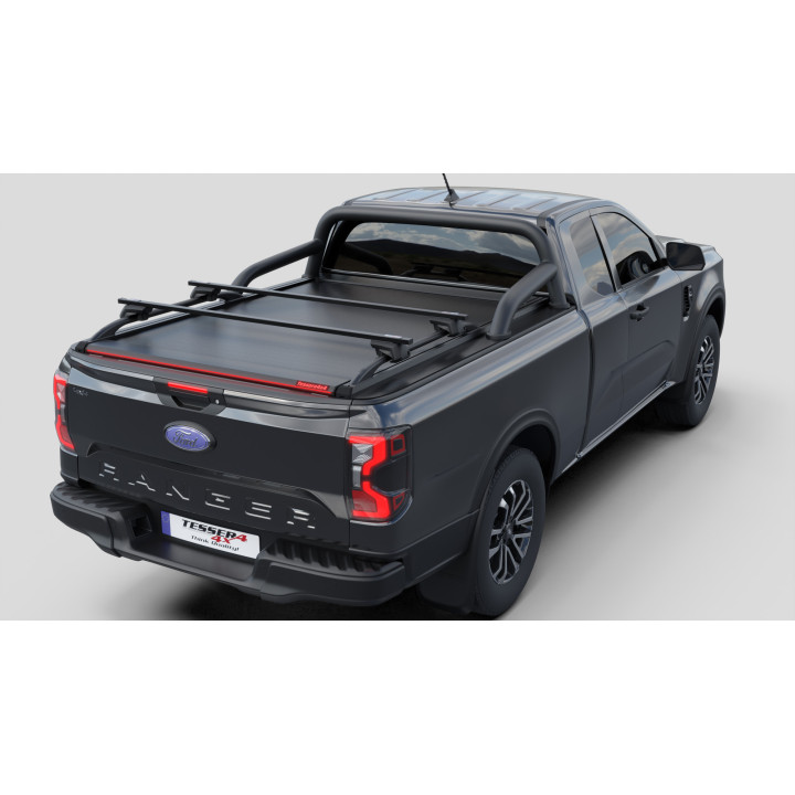 Închidere de Benă Tip Rulou Asistat, Tessera 4x4 Roll+, Ford Ranger XLT Cabină Extra 2023 - Prezent - EDK.ro