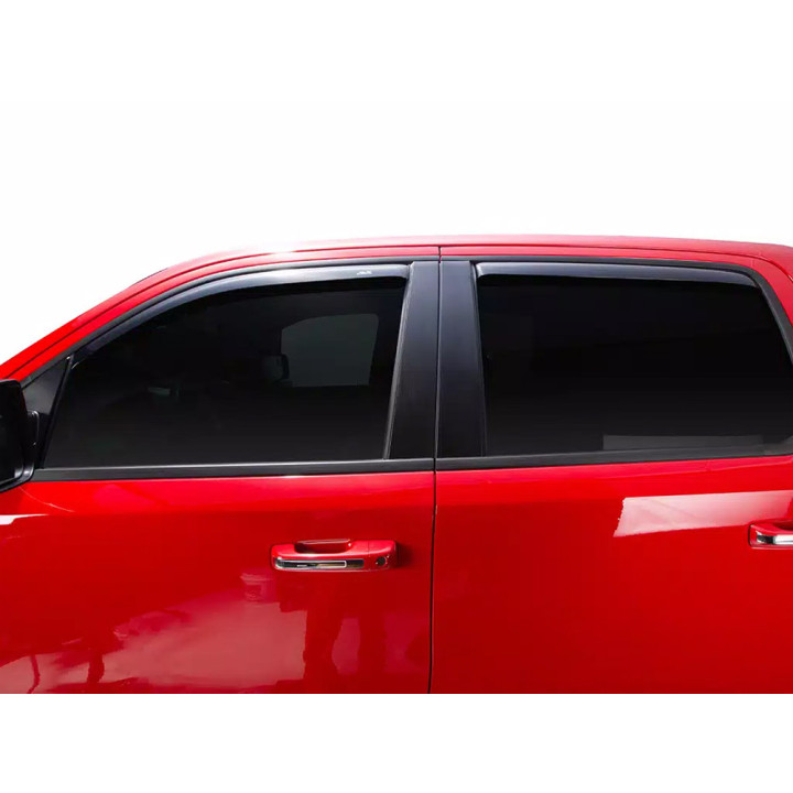 Front and Rear Window Deflectors, AVS Auto Ventshade In-Channel Ventvisor, Dodge RAM 1500 2019 - Present - EDK.ro