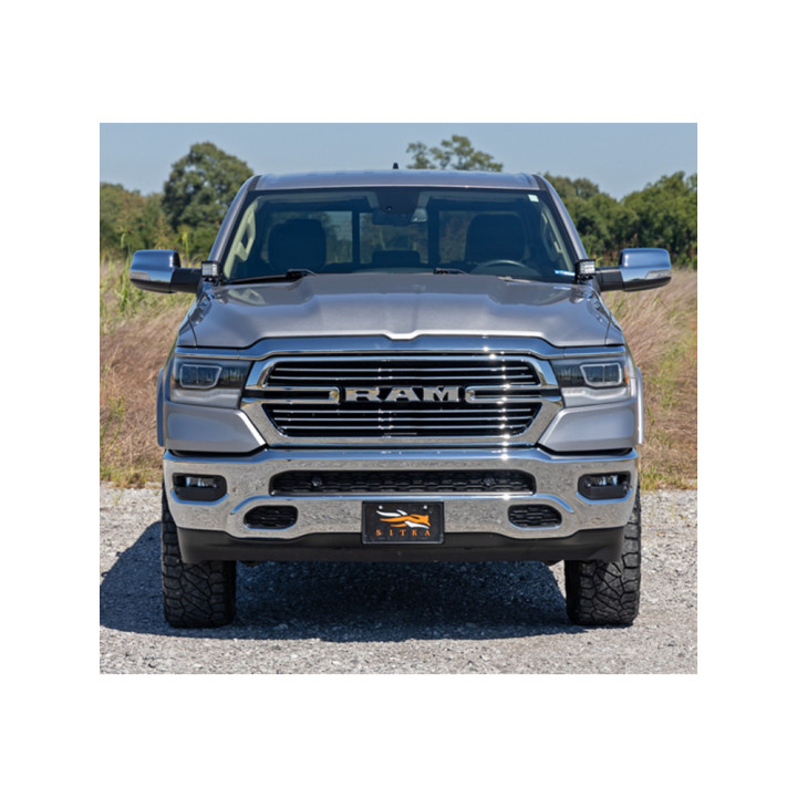 EC Approved LED Projector Integration Kit for Hood, Rough Country Lower windshield LED light kit Spot Beam Black Series, Dodge R