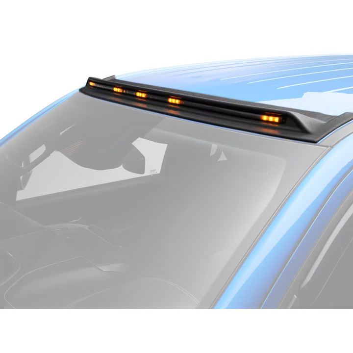 EC Approved LED Marker Lights Integration Kit for Windshield, Husky Liners AeroCab Pro w/o sunroof, Dodge RAM 1500 2019 - Presen