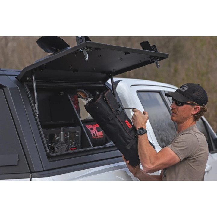 Bed Organising System for Hardtop, Rough Country Bed Cap, Dodge RAM 1500 / Ford F-150 Raptor 2019 - Present - EDK.ro