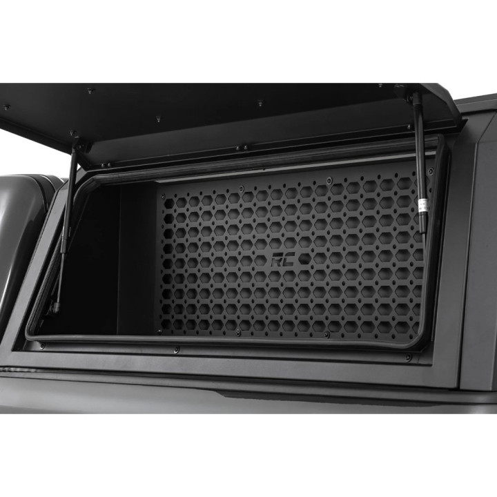 Bed Organising System with Molle Panel for Hardtop, Rough Country Bed Cap, Dodge RAM 1500 / Ford F-150 Raptor 2019 - Present - E