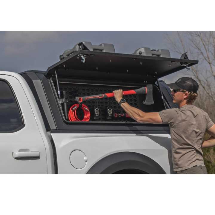 Organizator Pentru Hardtop cu Panou Molle, Rough Country Bed Cap, Dodge RAM 1500 / Ford F-150 Raptor 2019 - Prezent - EDK.ro