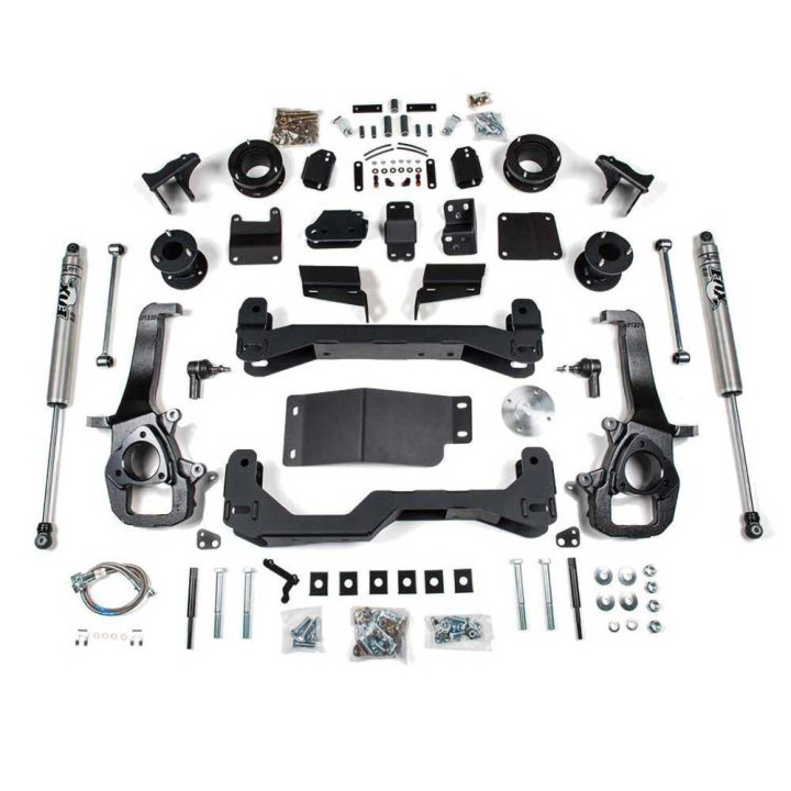 Kit Suspensie de Ridicare Air Ride cu Amortizoare Fox, BDS Suspension Standard Bore Lift 4 Inch, Dodge RAM 1500 2025 - Prezent -