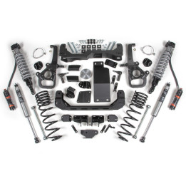 Suspension Lift Kit, BDS Suspension with FOX 2.5 Performance Elite + 2.0 Performance Shocks 4WD Standard Bore Lift 4 Inch, Dodge