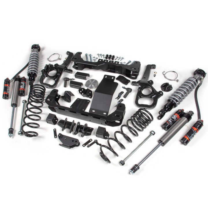 Suspension Lift Kit, BDS Suspension with FOX 2.5 Performance Elite Shocks 4WD Large Bore Lift 4 Inch, Dodge RAM 1500 2025 - Pres