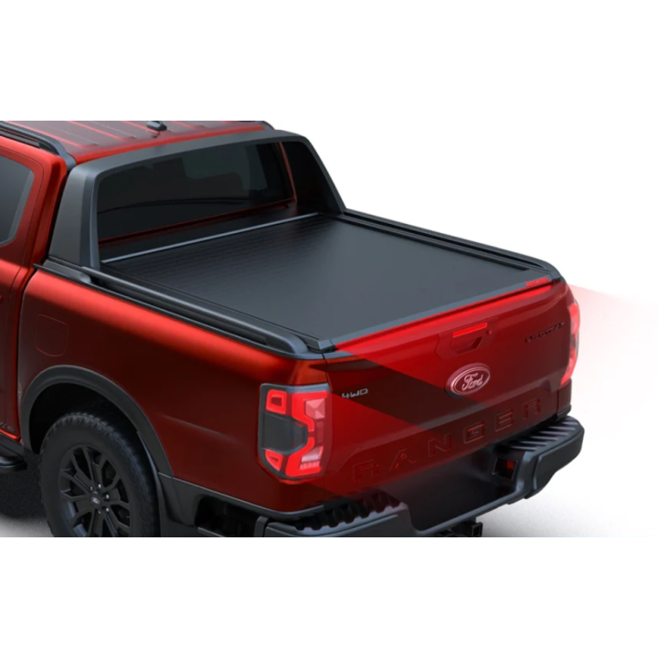 Spring Assisted Roll Top Tonneau Bed Cover, Tessera 4x4 Roll+, Ford Ranger Wildtrak PHEV Double Cab 2023 - Present - EDK.ro