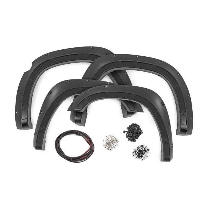Front and Rear Fender Flares, Rough Country Defender, Dodge RAM 1500 2025 - Present - EDK.ro