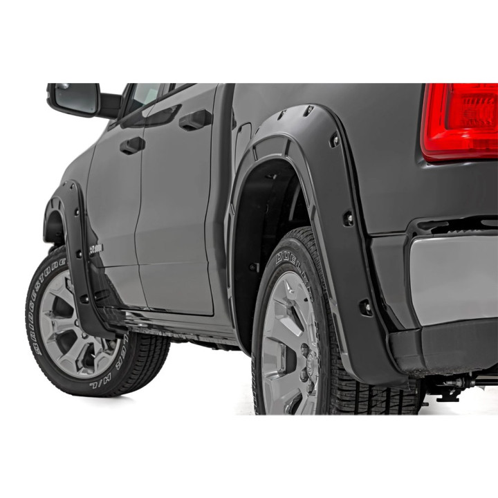 Front and Rear Fender Flares, Rough Country Defender, Dodge RAM 1500 2025 - Present - EDK.ro