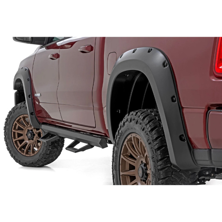Front and Rear Fender Flares, Rough Country Pocket, Dodge RAM 1500 2025 - Present - EDK.ro