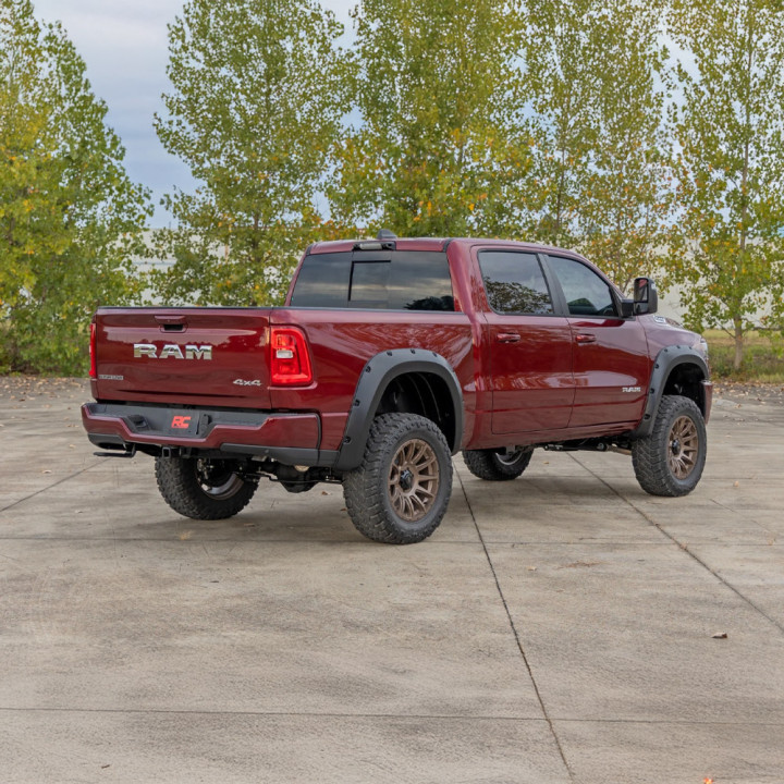Front and Rear Fender Flares, Rough Country Pocket, Dodge RAM 1500 2025 - Present - EDK.ro