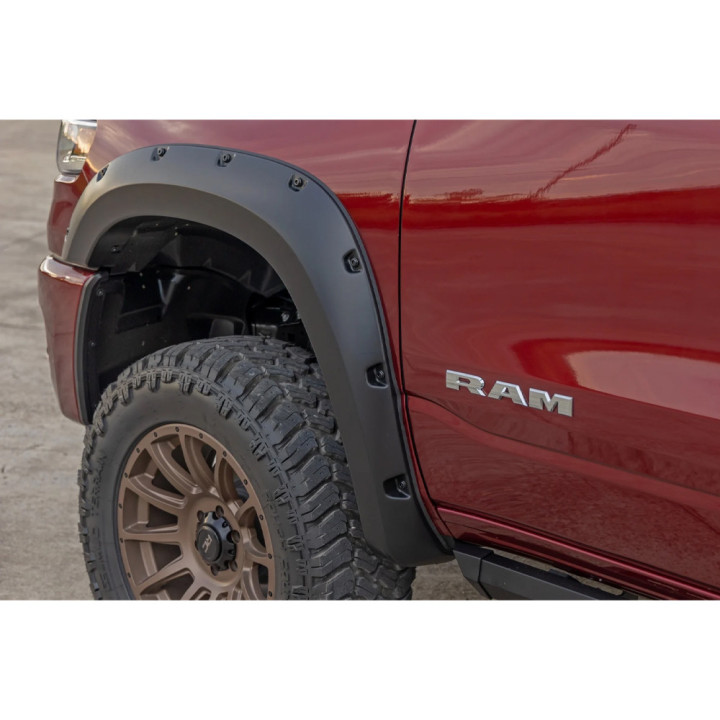Front and Rear Fender Flares, Rough Country Pocket, Dodge RAM 1500 2025 - Present - EDK.ro