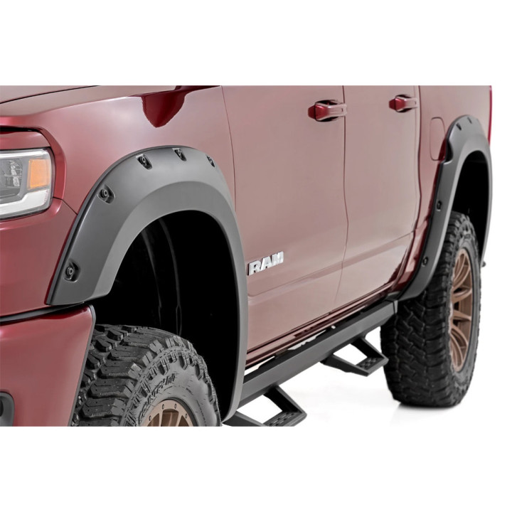 Front and Rear Fender Flares, Rough Country Pocket, Dodge RAM 1500 2025 - Present - EDK.ro