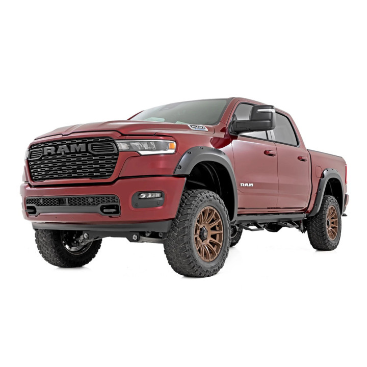 Front and Rear Fender Flares, Rough Country Pocket, Dodge RAM 1500 2025 - Present - EDK.ro