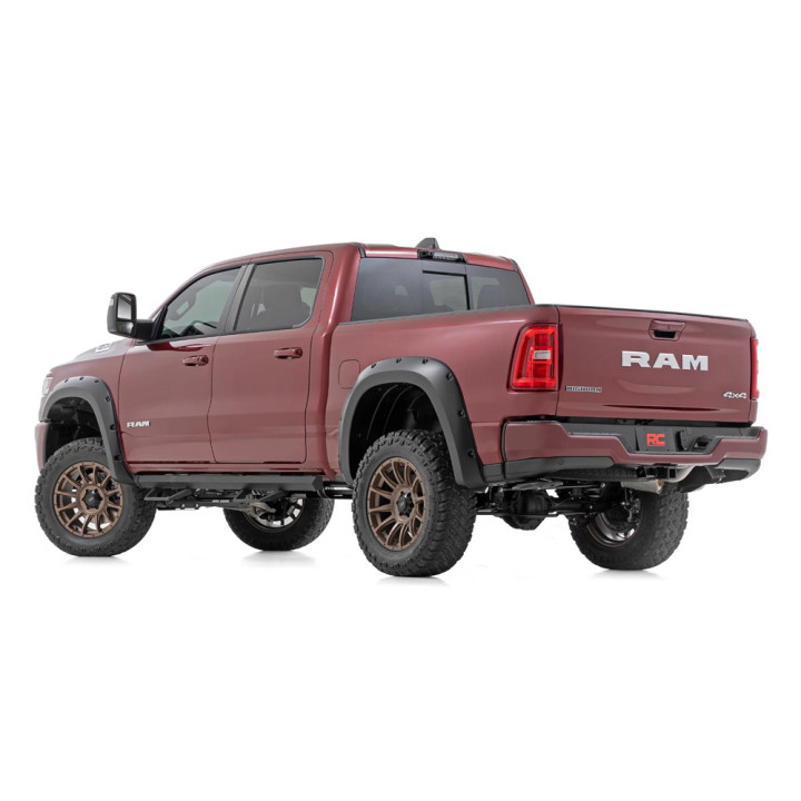 Front and Rear Fender Flares, Rough Country Pocket, Dodge RAM 1500 2025 - Present - EDK.ro