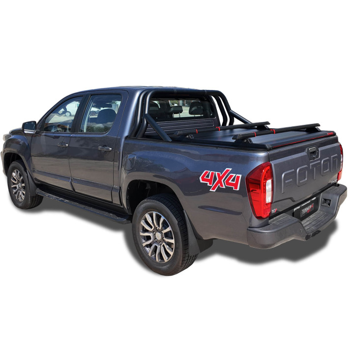 Spring Assisted Roll Top Tonneau Bed Cover, Tessera 4x4 Roll+, Foton Tunland G7 2019 - Present - EDK.ro