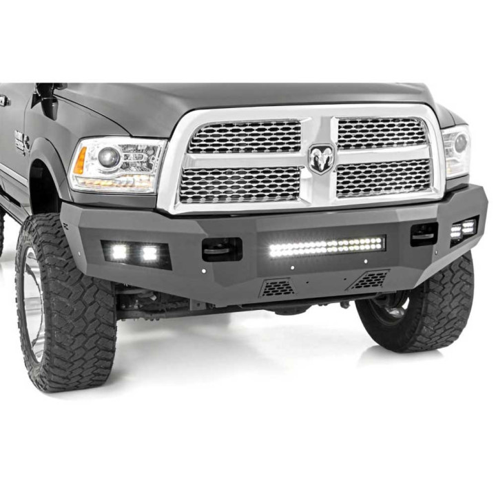 Bullbar Off-Road, Rough Country cu Lumini LED, Dodge RAM 2500 / RAM 3500 2010 - 2018 - EDK.ro