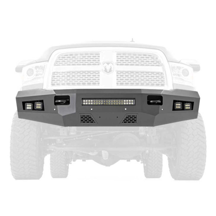 Bullbar Off-Road, Rough Country cu Lumini LED, Dodge RAM 2500 / RAM 3500 2010 - 2018 - EDK.ro