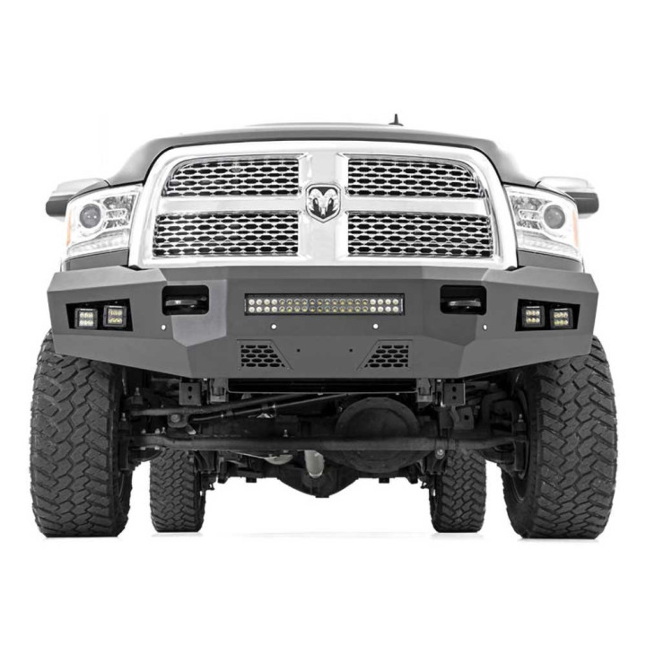 Bullbar Off-Road, Rough Country cu Lumini LED, Dodge RAM 2500 / RAM 3500 2010 - 2018 - EDK.ro
