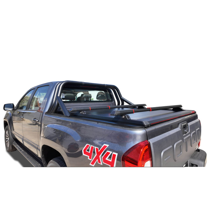 Spring Assisted Roll Top Tonneau Bed Cover, Tessera 4x4 Roll+, Foton Tunland G7 2019 - Present - EDK.ro