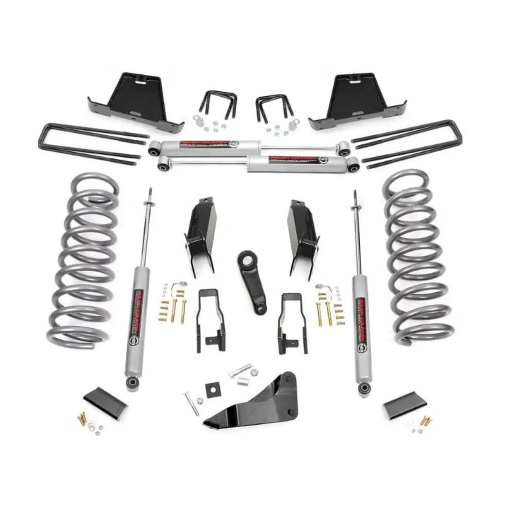 Suspension Lift Kit, Rough Country Diesel Lift 5 Inch, Dodge RAM 2500 / 3500 2010 - 2018 - EDK.ro