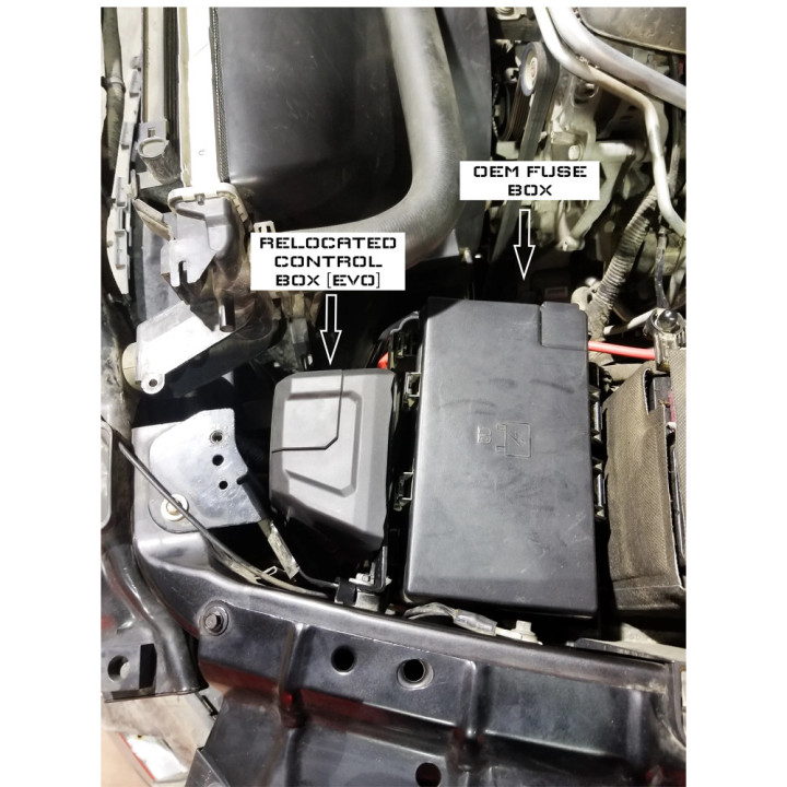 Kit de Relocare a Cutiei de Control Warn VR Evo, Vice Design, Dodge RAM 2500 / 3500 2010 - 2018 - EDK.ro
