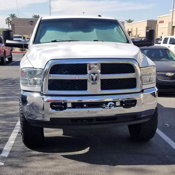 Hidden Winch Mount, Vice Design, Dodge RAM 2500 / 3500 2010 - 2018 - EDK.ro