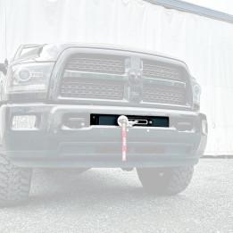 Hidden Winch Mount, Vice Design 6.7L Cummins, Dodge RAM 2500 / 3500 2010 - 2018 - EDK.ro