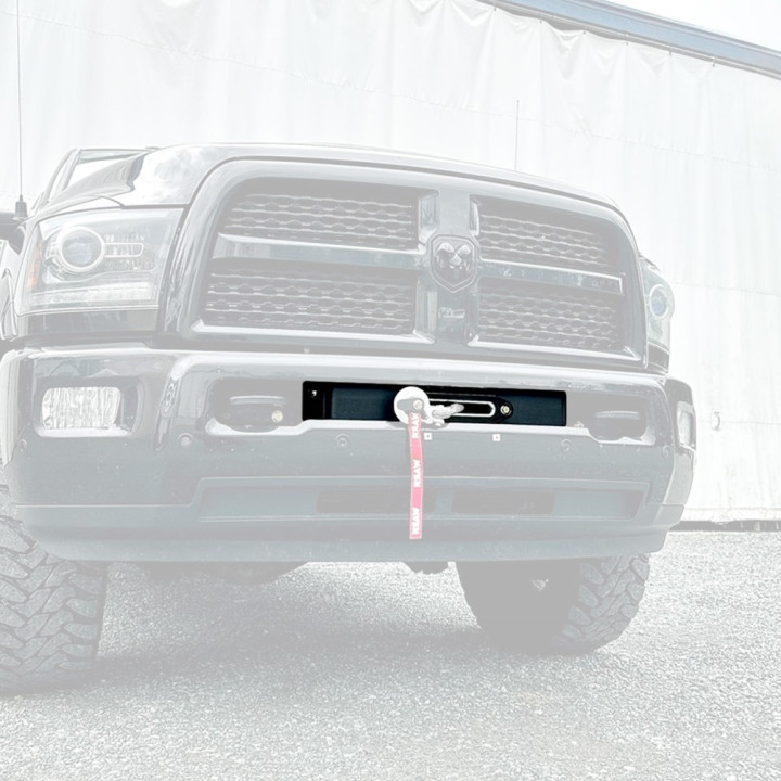 Hidden Winch Mount, Vice Design 6.7L Cummins, Dodge RAM 2500 / 3500 2010 - 2018 - EDK.ro