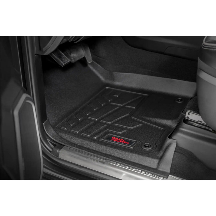 Front and Rear Floor Mats, Rough Country Sure-Fit, Dodge RAM 2500 / 3500 2019 - Present - EDK.ro