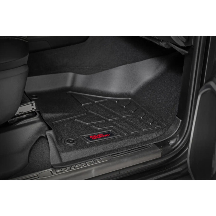 Front and Rear Floor Mats, Rough Country Sure-Fit, Dodge RAM 2500 / 3500 2019 - Present - EDK.ro