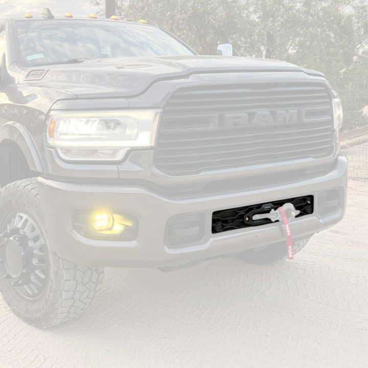 Hidden Winch Mount, Vice Design 6.7L Cummins, Dodge RAM 2500 / 3500 2019 - Present - EDK.ro
