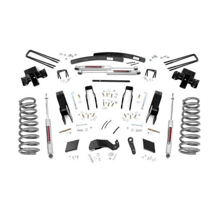Suspension Lift Kit, Rough Country Lift 5 Inch, Dodge RAM 2500 1994 - 2002 - EDK.ro