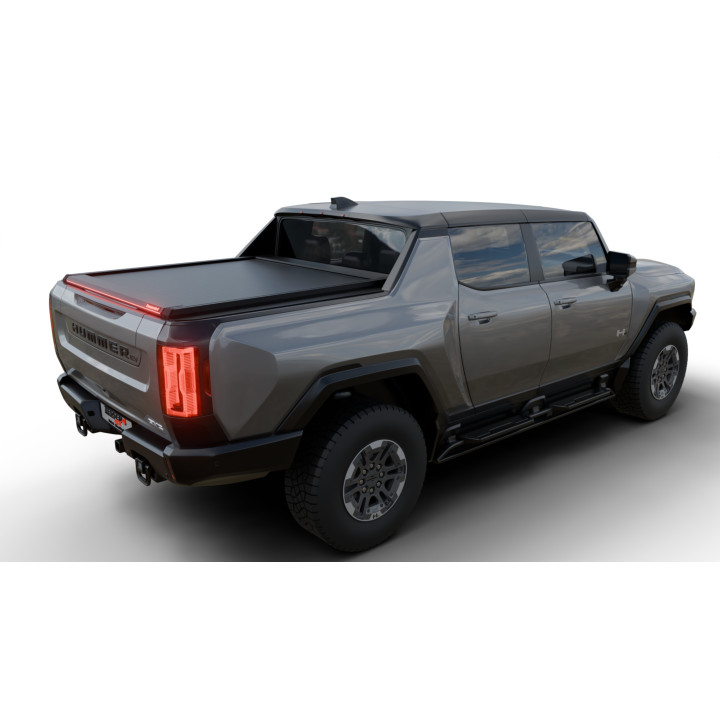 Spring Assisted Roll Top Tonneau Bed Cover, Tessera 4x4 Roll+, GMC Hummer EV 2025 - Present - EDK.ro