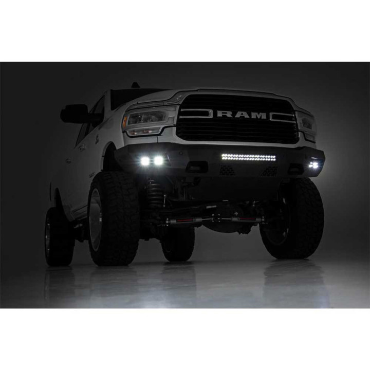 Off-Road Bullbar, Rough Country with LED Lights, Dodge RAM 2500 2019 - Present - EDK.ro