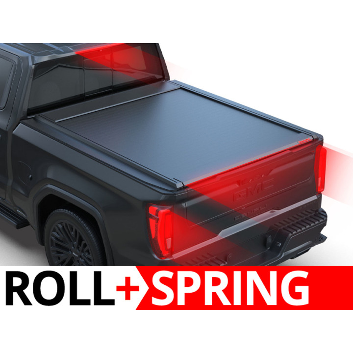 Închidere de Benă Tip Rulou Asistat, Tessera 4x4 Roll+, GMC Sierra 1500 Lungime Benă 5.8 Feet 2019 - Prezent - EDK.ro