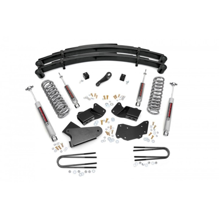 Lift Kit, Rough Country Lift 4 Inch, Ford Bronco 1978 - 1979 - EDK.ro
