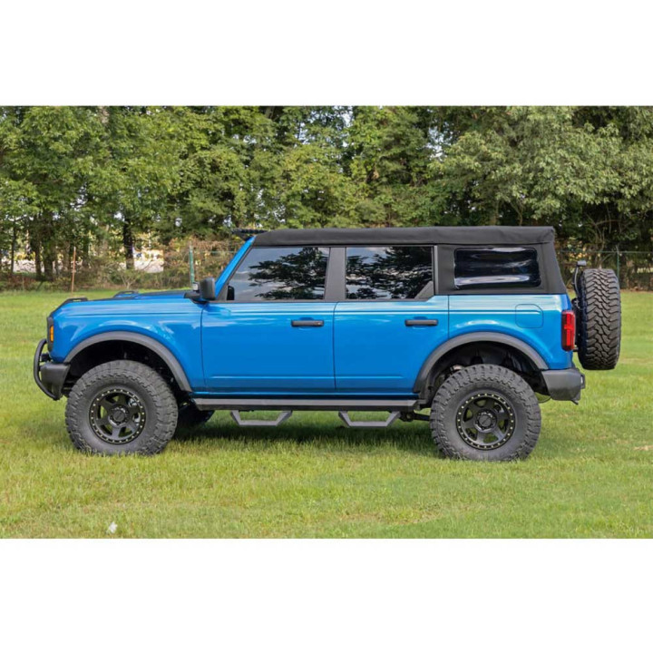 Spare Tyre Relocation cu Reinforcement Bracket, Rough Country, Ford Bronco 2021 - Prezent - EDK.ro