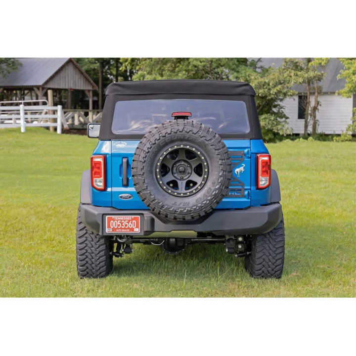 Spare Tyre Relocation cu Reinforcement Bracket, Rough Country, Ford Bronco 2021 - Prezent - EDK.ro