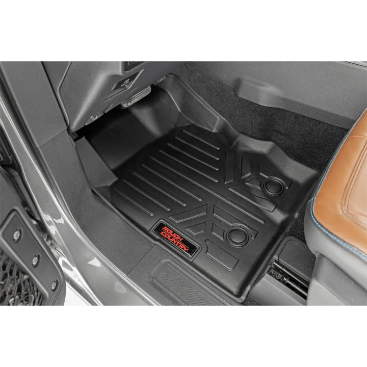 Front and Rear Floor Mats, Rough Country, Ford Bronco 2021 - Present - EDK.ro
