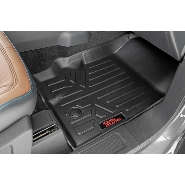 Front and Rear Floor Mats, Rough Country, Ford Bronco 2021 - Present - EDK.ro