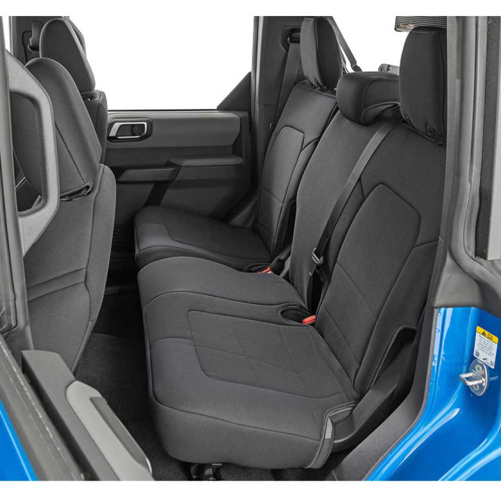 Set Huse Scaun Neopren Negru, Rough Country, Ford Bronco 2021 - Prezent - EDK.ro