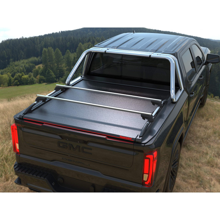 Spring Assisted Roll Top Tonneau Bed Cover, Tessera 4x4 Roll+, GMC Sierra 1500 Bed Length 5.8 Feet 2019 - Present - EDK.ro