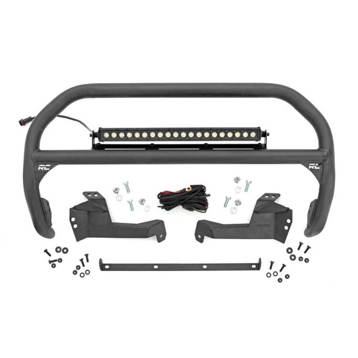 Off-Road Bullbar, Rough Country with LED Lights, Ford Bronco 2021 - Present - EDK.ro