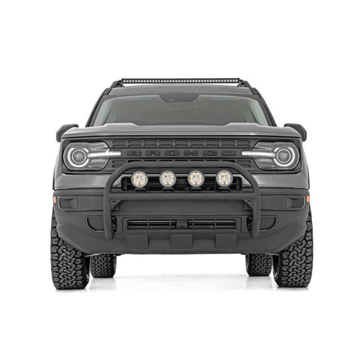 Off-Road Bullbar, Rough Country with LED Lights, Ford Bronco 2021 - Present - EDK.ro