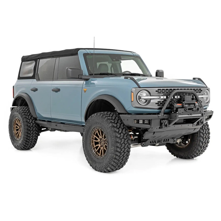 Praguri Laterale, Rough Country Rock Sliders, Ford Bronco Raptor 2021 - Prezent - EDK.ro