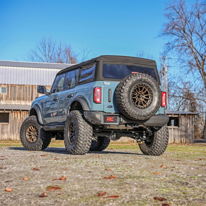 Praguri Laterale, Rough Country Rock Sliders, Ford Bronco Raptor 2021 - Prezent - EDK.ro