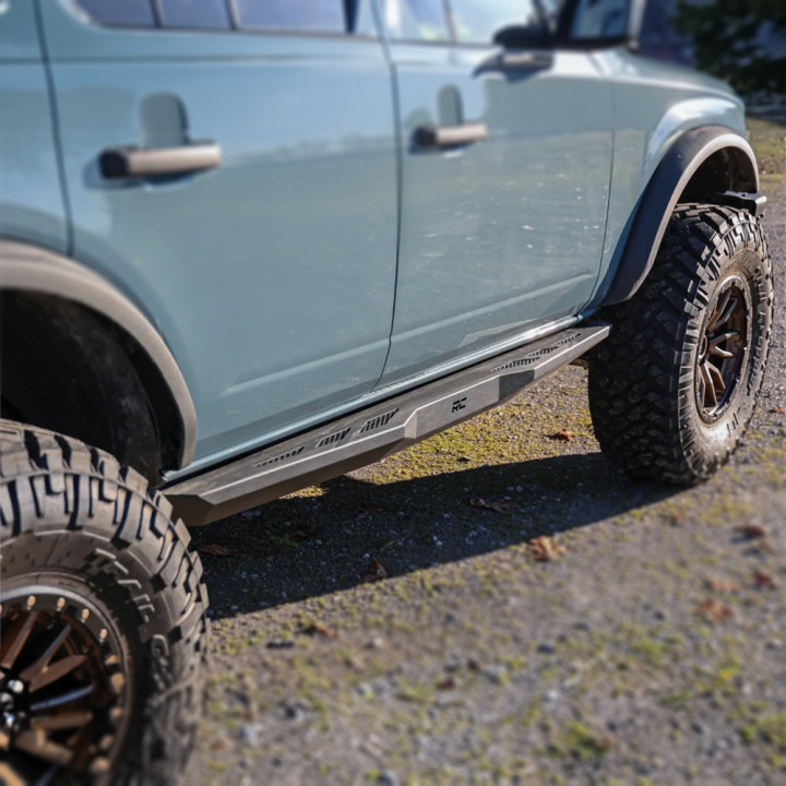 Praguri Laterale, Rough Country Rock Sliders, Ford Bronco Raptor 2021 - Prezent - EDK.ro