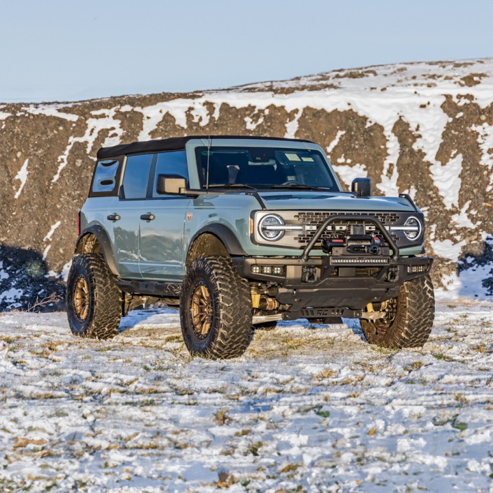 Praguri Laterale, Rough Country Rock Sliders, Ford Bronco Raptor 2021 - Prezent - EDK.ro